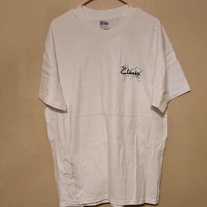 Clarks White Short-Sleeve Logo Tee